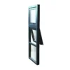 Aluminum top hung windows on a multi-story apartment building façade