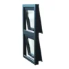 Aluminum top hung window over kitchen sink for easy ventilation