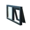 Aluminum top hung window installed in a modern living room for upper ventilation
