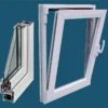 Double-glazed PVC tilt and turn window with thermal break