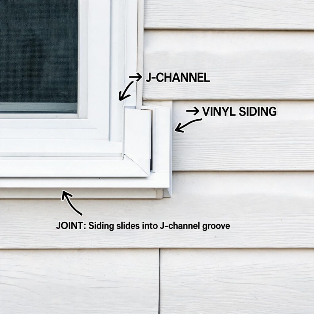 vinyl-siding-meeting-window-j-channel-installationfrom door&window factory