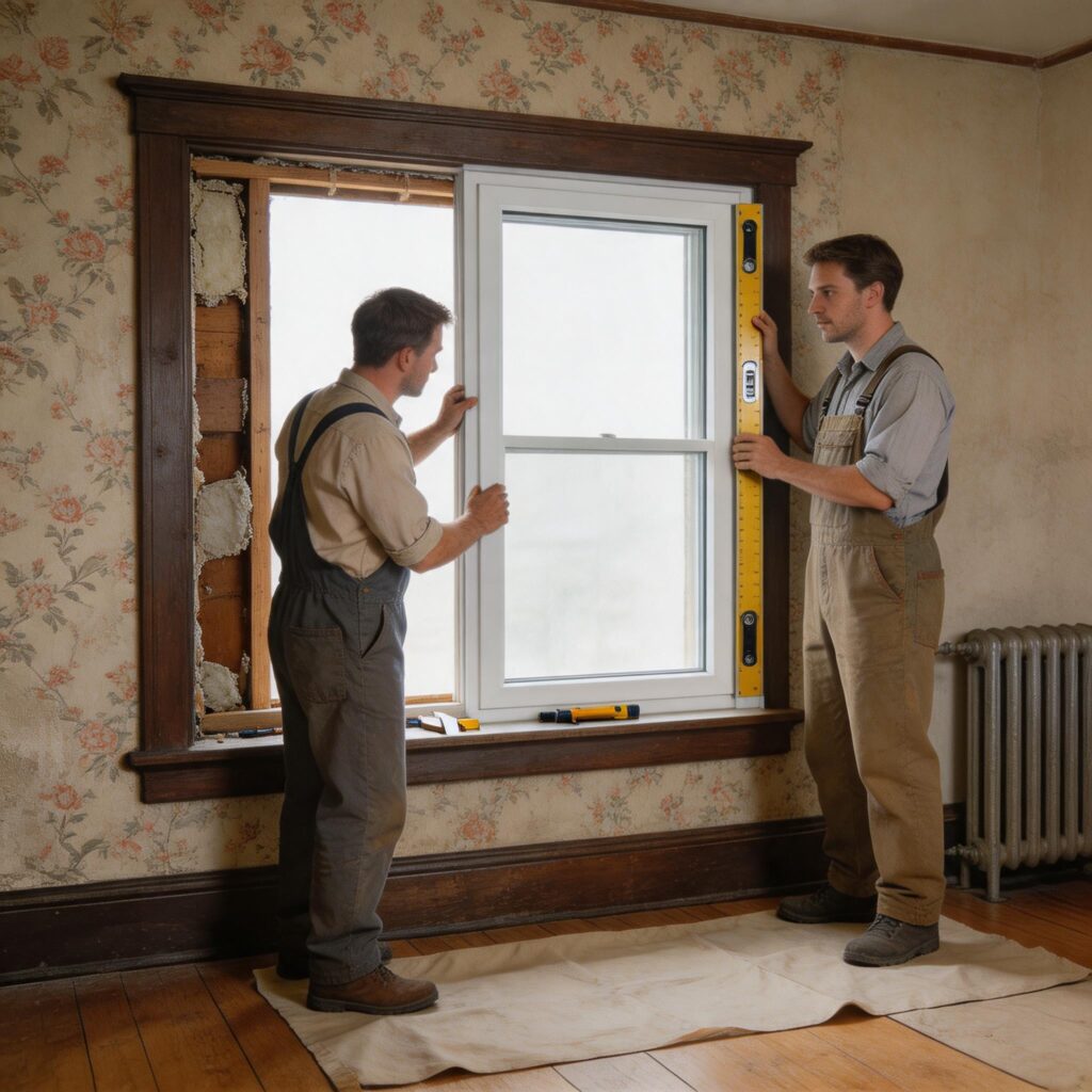 vinyl-window-installation-in-older-homefrom door&window factory